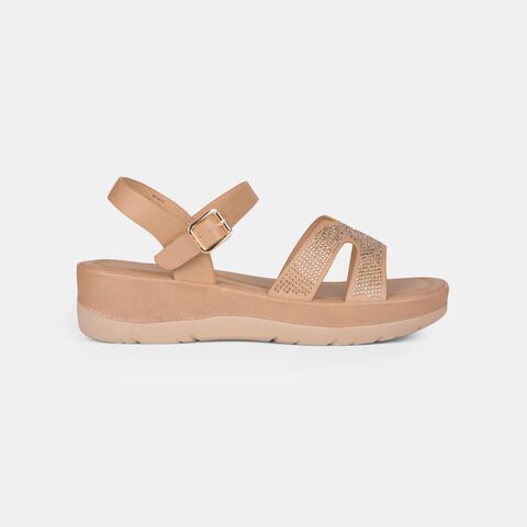 Bata Comfit Beige Sandal for Women